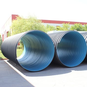What are the advantages of steel reinforced corrugated pipes?